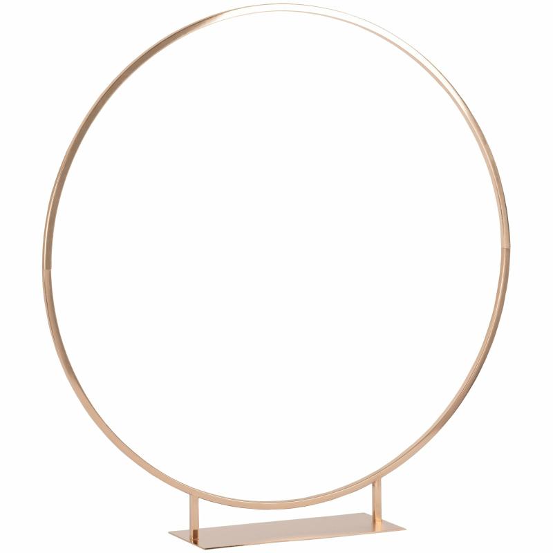 Tabletop Centerpiece |   Pack Of 2 Pcs Metal Round Arch Hoop Tabletop Decor Centerpiece 32" Diameter – Gold Centerpieces & Cake Stands Gold