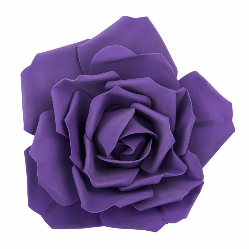 Beads & Crystal Backdrops |   Large Foam Rose Wall Decor 40 Cm – Purple Beads & Crystal Backdrops Beads & Crystal Backdrops