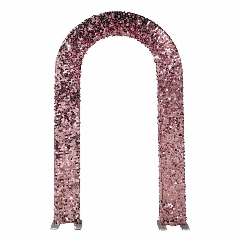 Arches |   Payette Sequin Open Center Arch Cover – Pink Arches Arches