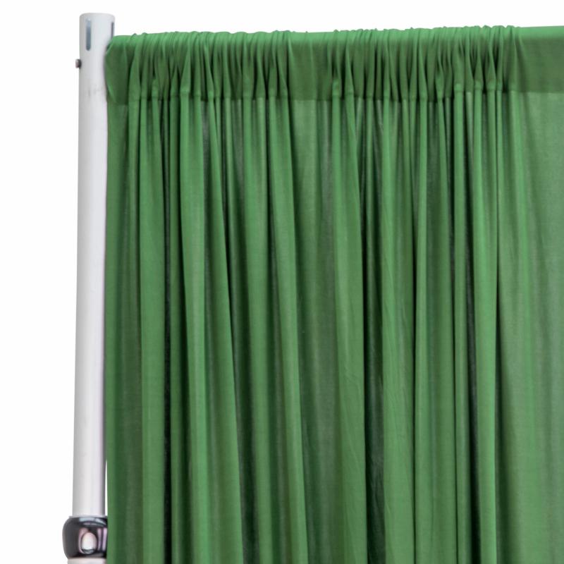 Backdrop Draping |   Spandex 4-Way Stretch Backdrop Drape Curtain 14Ft H X 60" W – Willow Green Backdrop Draping Backdrop Draping